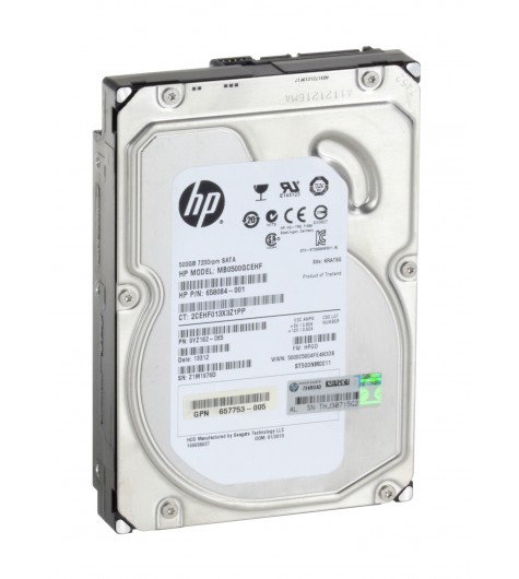 HDD HP 500GB 7,2K 3,5" SATA ST500NM0011 658084-001 657753-005