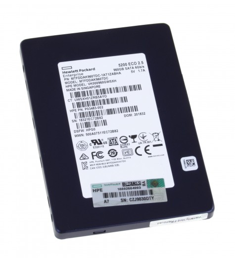 SSD HP 960GB 2,5" SATA 5200 ECO MTFDDAK960TDC VK000960GWSXH P03483-002