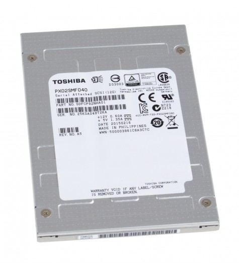 SSD Toshiba 400GB 2,5" SAS 12Gb PX02SMF040 SDFCP92NHA01
