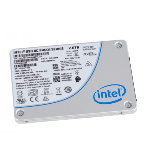 SSD Intel Fujitsu 2TB 2,5" U.2 NVMe P4501 SSDPE7KX020T7C A3C40206699