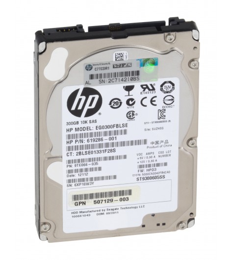 HDD Seagate HP 300GB 10K 2,5" SAS 6Gb ST9300605SS EG0300FBLSE 619286-001 652566-001