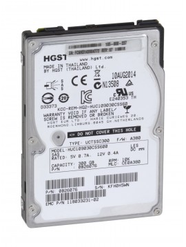HDD HGST EMC 300GB 2,5" SAS 6Gb 10K HUC109030CSS600 0B26076 105-000-237