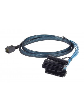Cable 1x Mini-SAS HD SFF-8643 12Gb 4x SFF-8482 SAS/SATA