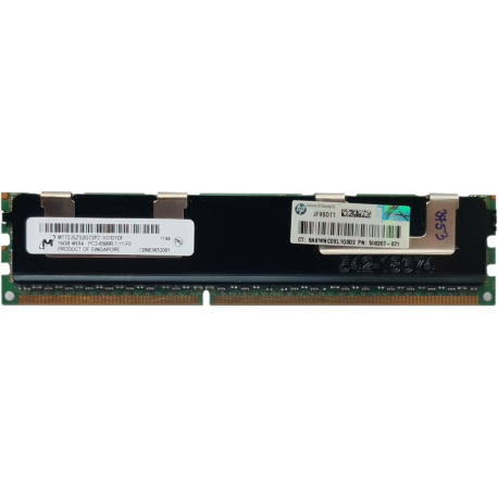 HP Micron 16GB 4Rx4 PC3-8500R 500207-071 MT72JSZS2G72PZ-1G1D1