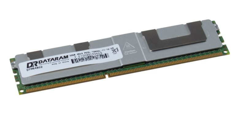 Pamięć RAM Dataram 32GB 4Rx4 DDR3 PC3-12800 1600MHz DTM64802