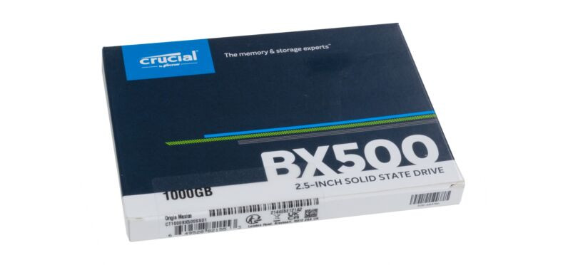 Nowy Dysk SSD 1TB Crucial SATA 6Gb BX500 CT1000BX500SSD1