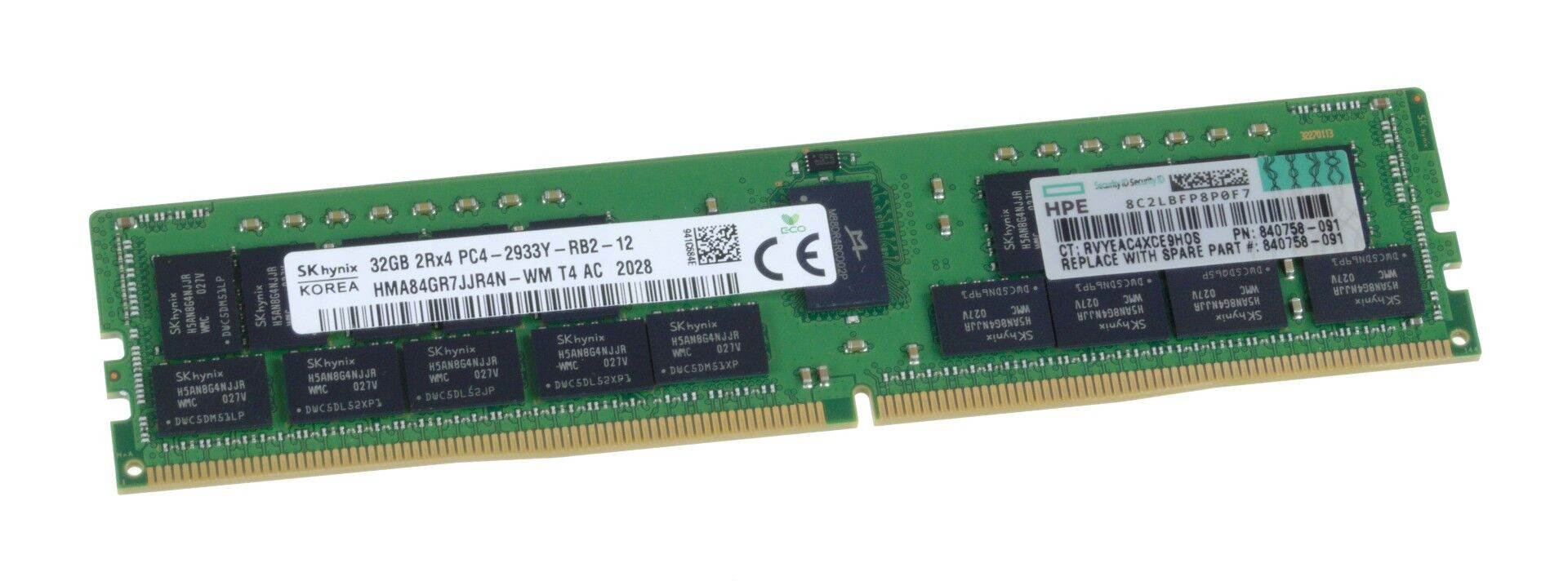 Samsung HPE DDR4 32GB 2666MHz メモリー HPE 850881-001 32GB 2666MHz ECC Reg DDR4 SDRAM Memory for
